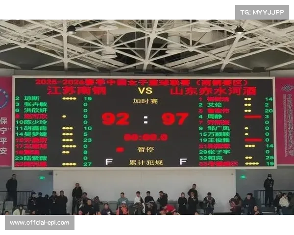 赵雅琢加时赛三分定乾坤，山东女篮五人得分上双客胜江苏